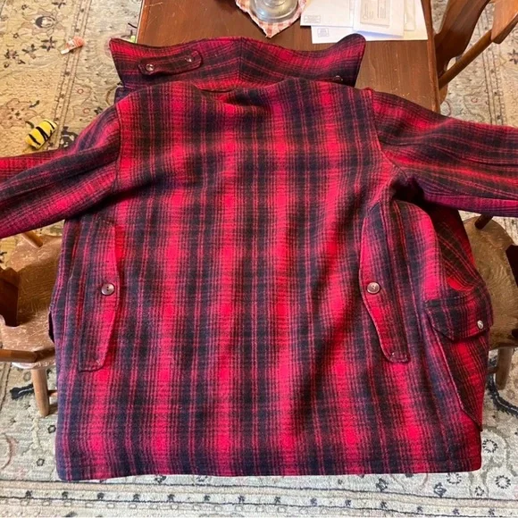 Woolrich Buffalo Plaid Hunting Coat - 1940’s - well cared for - great condition. - Picture 2 of 8